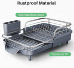 SNTD Dish Drying Rack, Expandable Dish Rack - Image 4