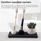 NiuYichee 2 Pcs Water Absorbing Stone Trays, Kitchen/Bathroom Sink Soap Dish - Image 2