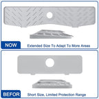 Faucet Mat for Kitchen Sink – 24” x 5.1” Extra-Long Silicone Splash Guard - Image 3