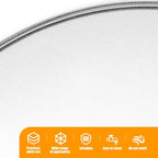 Unomor Oilproof Mesh Lid 15.75 Inch Splatter Screen - Image 5