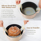 Sourdough Starter Kit, Banneton Bread Proofing Baskets Set, Sourdough Bread - Image 3