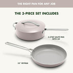 GreenPan Nova 10” Frying Pan Skillet and 4.37QT Sauté Pan - Image 4