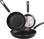 Nonstick Frying Pan Set-3-Pieces Skillet Set Induction Compatible, 8 Inch - Image 2