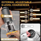 EIHO Electric Salt and Pepper Grinder Set USB Rechargeable, Upgraded External - Image 2