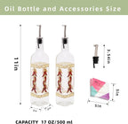 Topadorn 17 oz Olive Oil Dispenser Bottle Set - Image 7