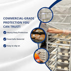 FSE Disposable Commercial Grade Sheet Pan/Bun Pan Rack Covers, 20.25" W x 26" D - Image 6