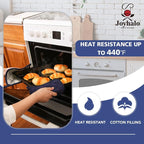 Joyhalo 4 Pack Pot Holders for Kitchen, Cotton Oven Holder - Image 3