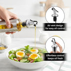 Olive Oil Dispenser for Kitchen, 4 Pack 10oz/300 ML Cooking Oil and Vinegar - Image 8