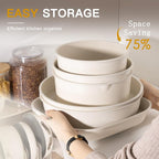 Astercook 23 Pcs Pots and Pans Set Non Stick, Ceramic Cookware Set Detachable - Image 6