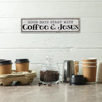 Coffee Signs for Coffees Station Decor, Good Days Start - Image 4