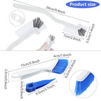 Patelai 4 Pieces Cleaning Brush Sets Small Scrub Brush Household Use - Image 2