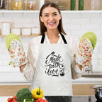 Jeyiour 3 Pack Funny Cooking Aprons Women Oil-proof Kitchen Aprons - Image 3