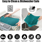 TIKNIK Silicone Dish Drying Mat, Stone Drying Mat - Image 3