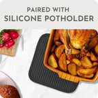 Extra Long Silicone Oven Mitts and Pot Holders Sets | Heat Resistant 500°F - Image 9