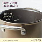 Anolon Ascend Hard Anodized Nonstick Saucepan/Saucepot and Lid - Image 7