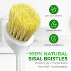 AIRNEX Bamboo Dish Brush Set of 2 - Image 6