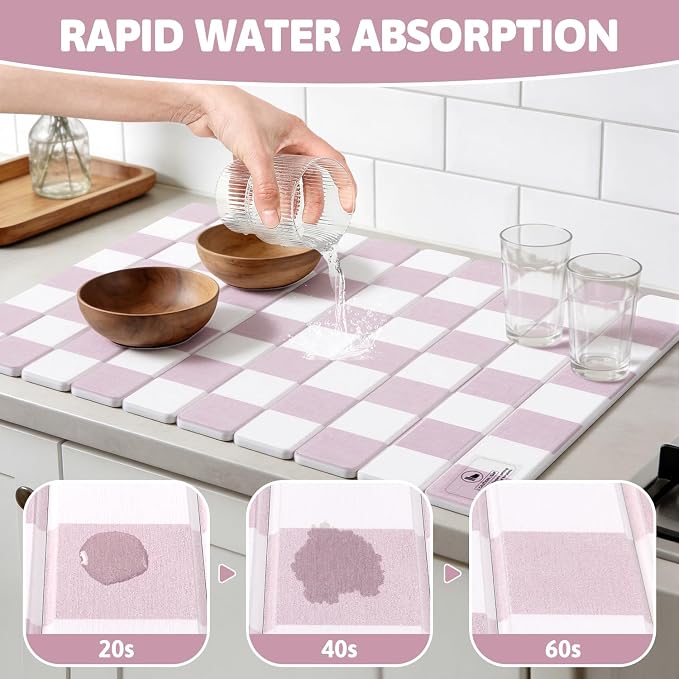 Yamaziot Large Stone Drying Mat - Image 3