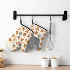 Capybara Gifts for Women, Funny Capybara Oven Mitt & Pot Holder Set, Heat - Image 6