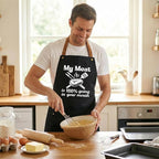 My Meat is 100% Going in Your Mouth Sign Apron - Image 6