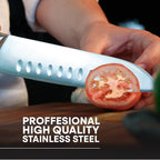 MasterChef Chef Knife Set with Bag, Knife Roll Set with 5 Professional Quality - Image 3