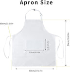 Tosewever 2 Pack Adjustable Bib Apron, Waterdrop Resistant Aprons - Image 7