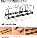 FrutPunch Pots and Pans Organizer, Rack - Image 2