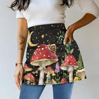 Server Apron with 3 Pockets, Waterproof Oil Waitress Waiter Half Apron - Image 2