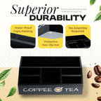 Vinvoli Coffee Station Organizer – Premium 2025 All-in-One Coffee Bar & Tea - Image 5