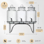 MosJos Drink Dispenser Set of 3 - Image 2