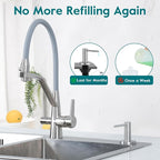 Gappo Upgraded Soap Dispenser for Kitchen Sink Brushed Nickel, Stainless Steel - Image 5