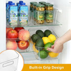Hudgan 8 Pack Clear Pantry Organizer Bins - Image 5