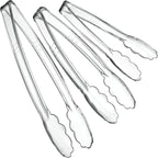 PlasticPro Clear Serving Tongs Combo Set by PLASTICPRO
