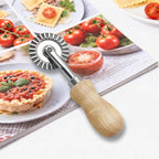 Fluted Pastry Wheel Cutter, 1.5 Inch Pasta Cutter Wheel - Image 7