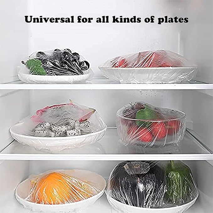 Fresh Keeping Bags, Plastic Sealing Bags Food Cover, Universal Kitchen Wrap - Image 4