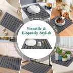 Stone Dish Drying Mat for Kitchen Counter, Absorbent Diatomaceous Earth Bath - Image 7