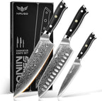 Damascus Knife Set by Haugo