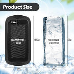 XANGNIER Extra Large Ice Block Mold, 4 Pack 9.4lbs Ice Cubes - Image 6