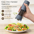 Ultrean Pepper Grinder, Electric Salt and Pepper Grinder Set - Image 2
