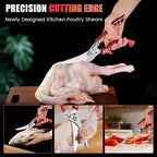 Heavy Duty Kitchen Shears by ANDONG, Kitchen Scissors, Stainless Steel Poultry - Image 5