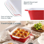 DOWAN 8x8 Baking dish, Square Baking Pan, Ceramic Casserole Dishes - Image 5