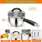 P&P CHEF 1 Quart Sauce Pan - Image 3