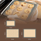 Macaron Silicone Baking Mat, 3 Pack Reusable Baking Mat, Food Safe Silicone - Image 2