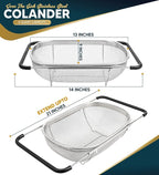 Over the Sink Colander for Kitchen - Image 2