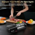 Knife Sharpener Electric for Kitchen Knives, - Image 2