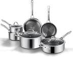Non Stick Frying Pans Set, Hybrid Pans Set Nonstick, Pan by UltimateCookwareDestination