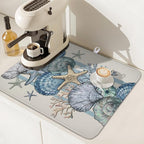 Nautical Coastal Dish Drying Mat - Image 6
