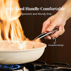 Redchef Nonstick Frying Pans Set, Ceramic Pan Skillet, Non Toxic Pans - Image 6