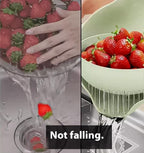 Kitchen Pro Double Rotatable Colander, Kitchen Sink Drainer - Image 4