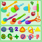 iShyan Dough Tools 55 PCS Dough Play Tools Set - Image 3
