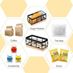 Blulu Sugar Packet Basket Iron Sugar Organizer - Image 4